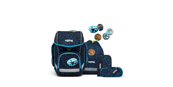Ergobag Cubo Schulranzen-Set TiefseetauchBär 3 Ergobag Cubo Schulranzen-Set TiefseetauchBär