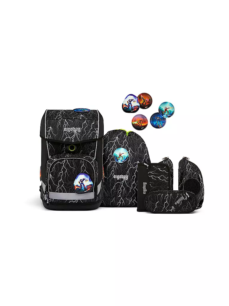 ERGOBAG, Schultaschen Set 5-tlg. Cubo Light - ReflektBär 3 ERGOBAG, Schultaschen Set 5-tlg. Cubo Light - ReflektBär