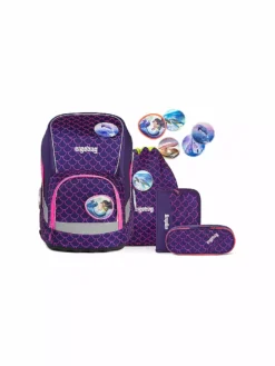 ERGOBAG, Schultaschen Set 5tlg Wide PerlentauchBär