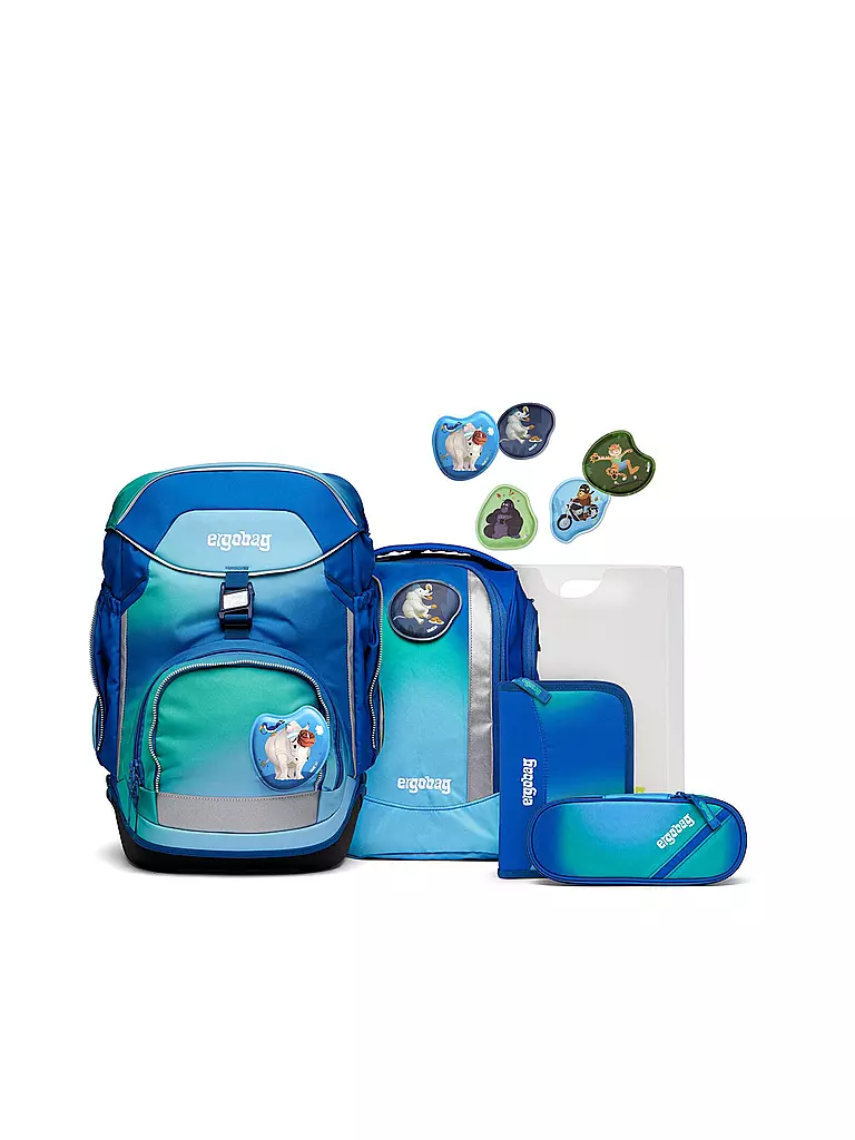 ERGOBAG, Schultaschen Set 6tlg. PACK DschungelfieBär 3 ERGOBAG, Schultaschen Set 6tlg. PACK DschungelfieBär